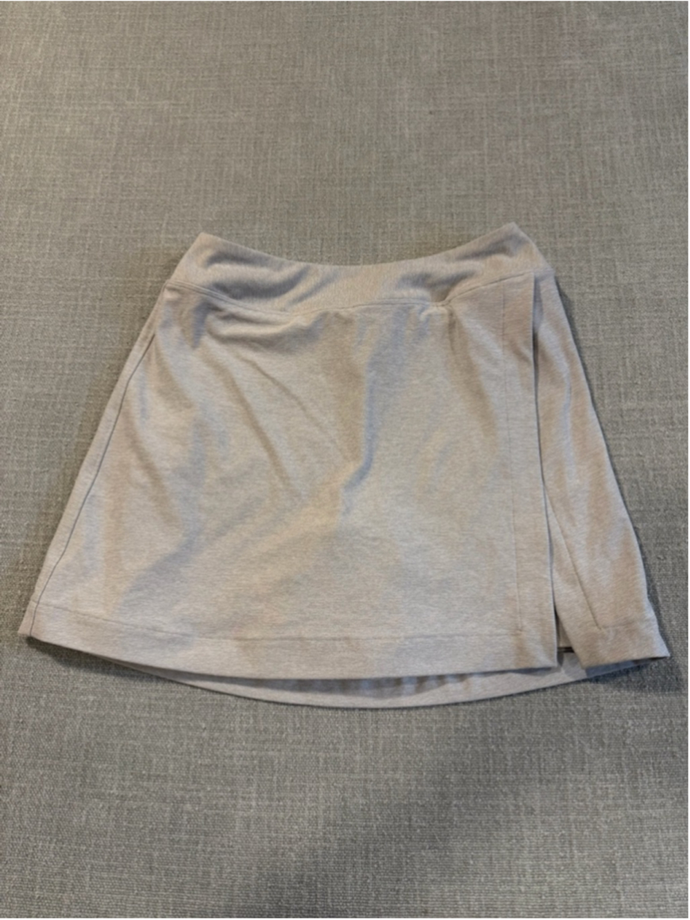 Outdoor voices light cream gray athletic skort with liner XS